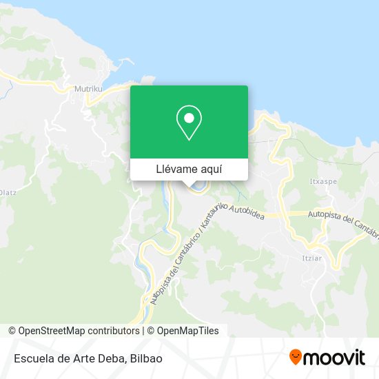 Mapa Escuela de Arte Deba