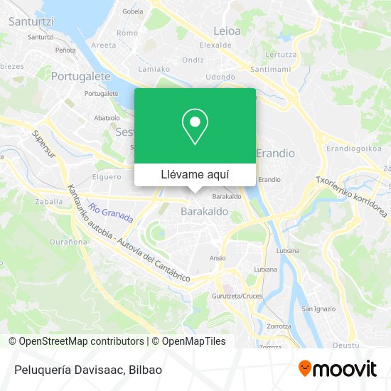 Mapa Peluquería Davisaac