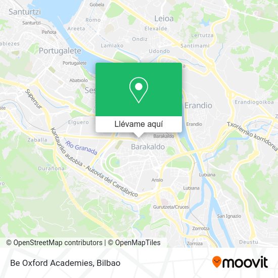 Mapa Be Oxford Academies