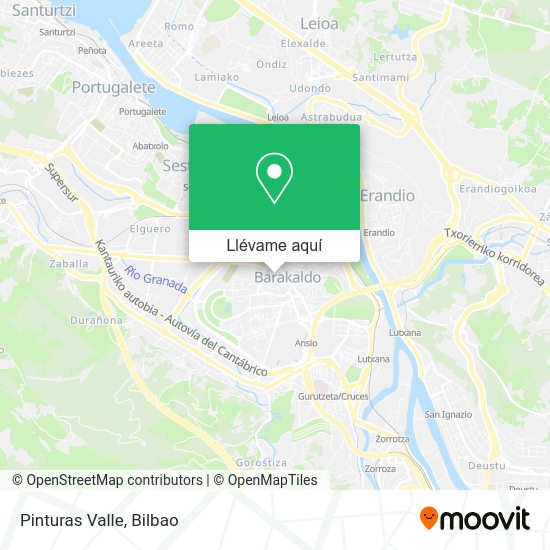 Mapa Pinturas Valle