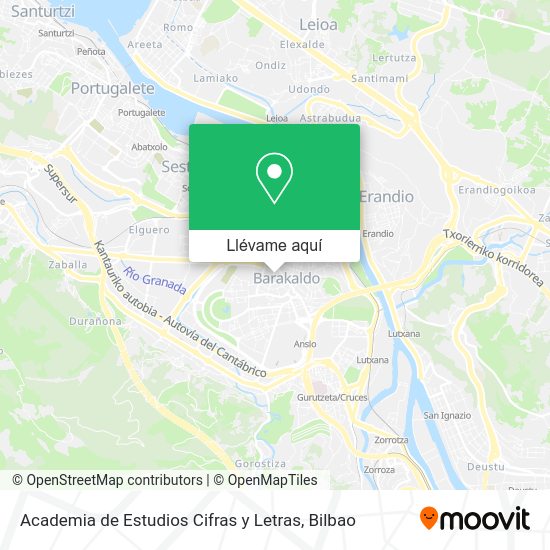 Mapa Academia de Estudios Cifras y Letras