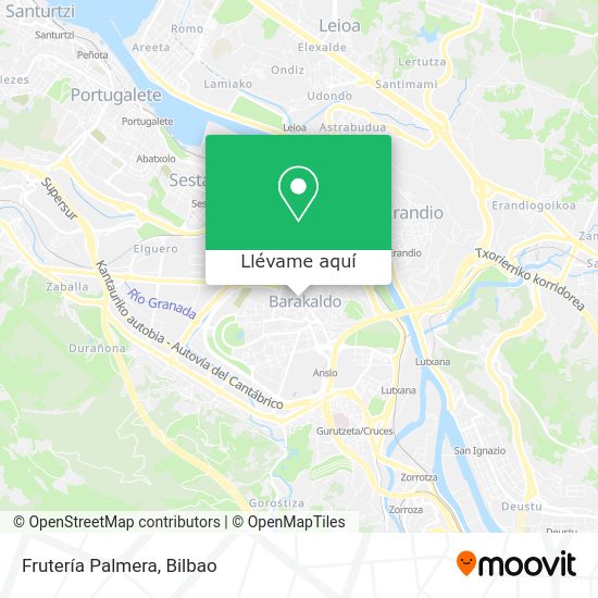 Mapa Frutería Palmera