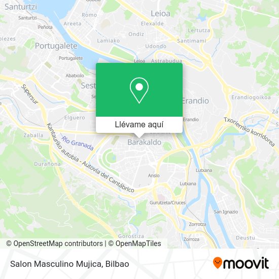 Mapa Salon Masculino Mujica