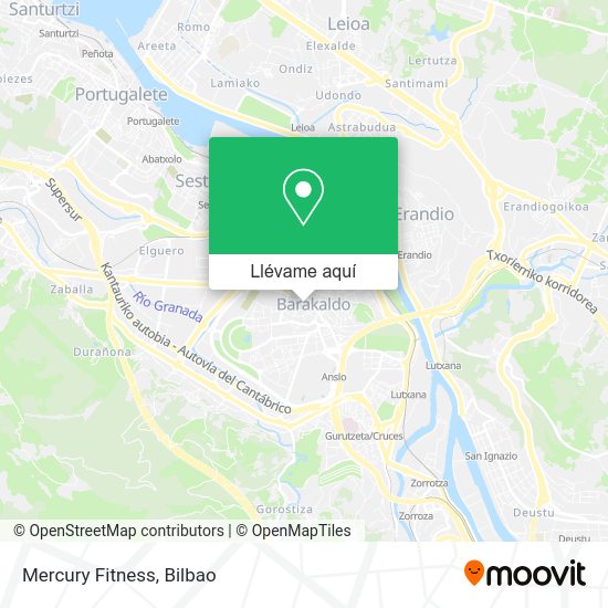 Mapa Mercury Fitness