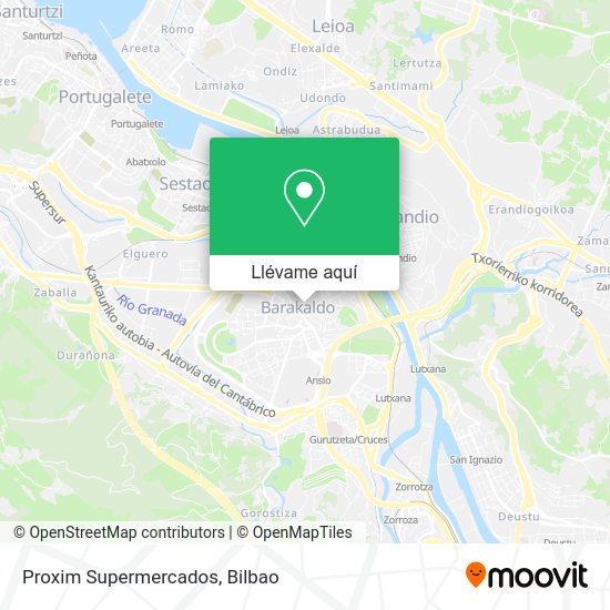 Mapa Proxim Supermercados