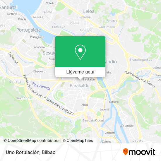 Mapa Uno Rotulación