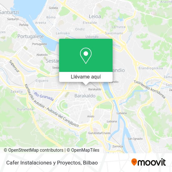 Mapa Cafer Instalaciones y Proyectos