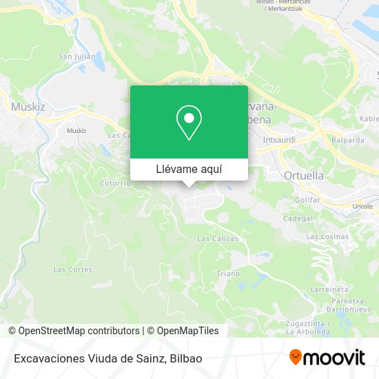 Mapa Excavaciones Viuda de Sainz