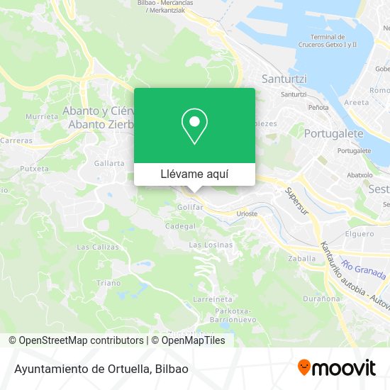 Mapa Ayuntamiento de Ortuella