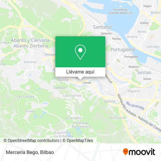 Mapa Mercería Bego