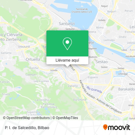 Mapa P. I. de Salcedillo