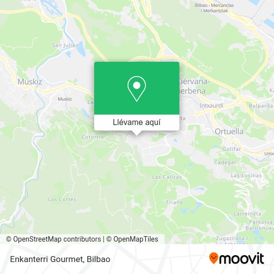 Mapa Enkanterri Gourmet