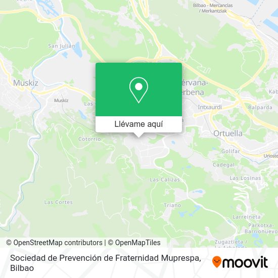 Mapa Sociedad de Prevención de Fraternidad Muprespa