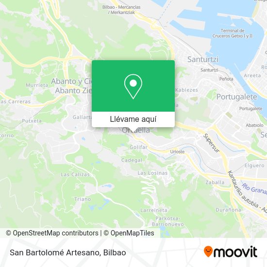 Mapa San Bartolomé Artesano