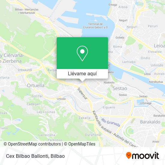 Mapa Cex Bilbao Ballonti