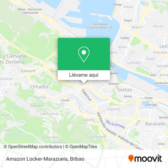 Mapa Amazon Locker-Marazuela