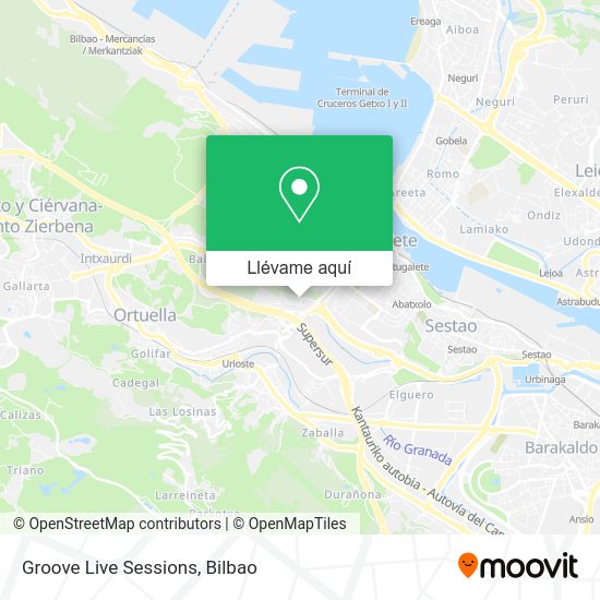 Mapa Groove Live Sessions