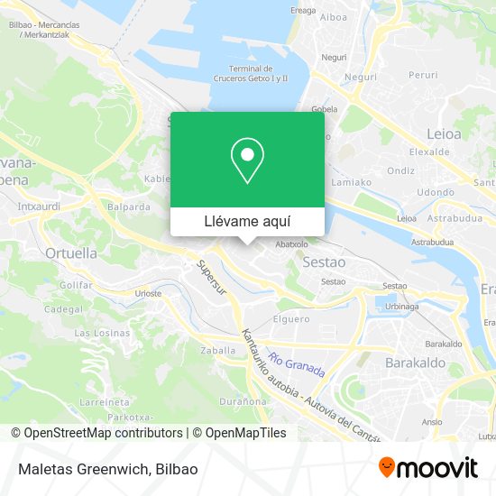 Mapa Maletas Greenwich