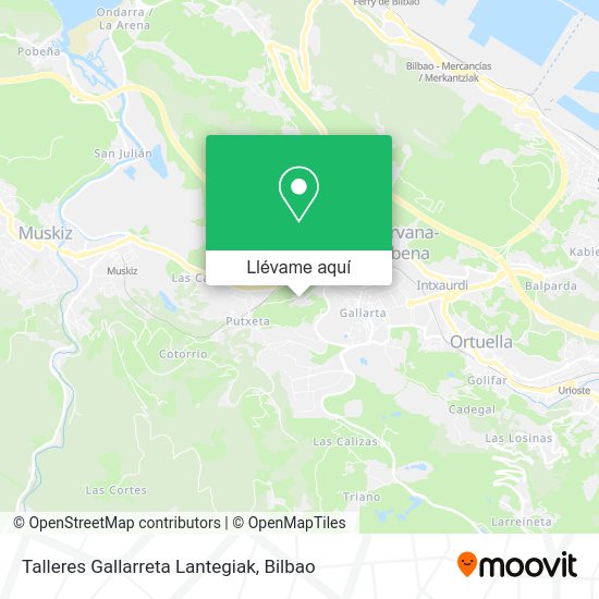 Mapa Talleres Gallarreta Lantegiak