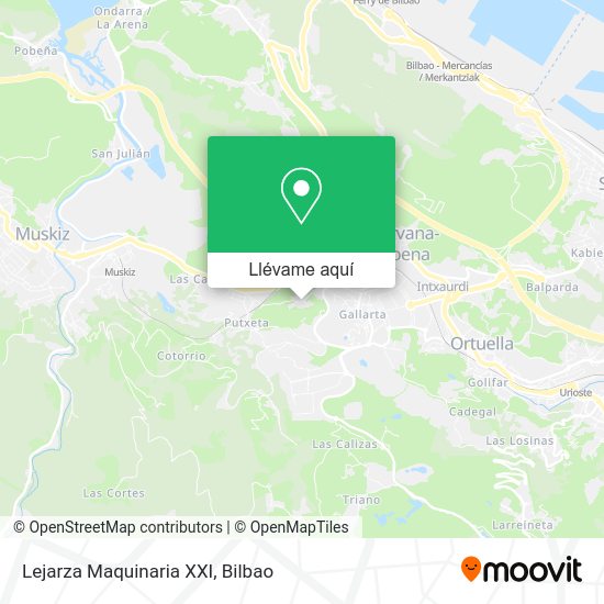 Mapa Lejarza Maquinaria XXI