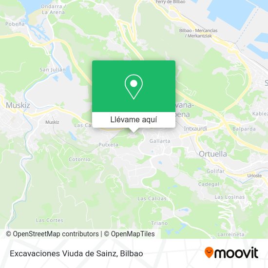 Mapa Excavaciones Viuda de Sainz