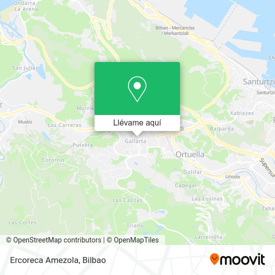 Mapa Ercoreca Amezola