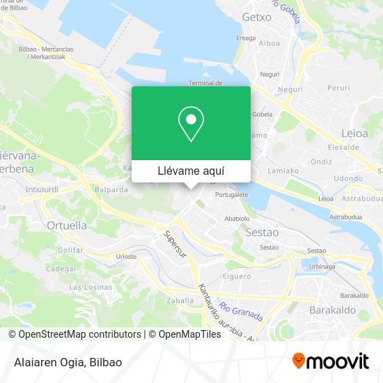 Mapa Alaiaren Ogia
