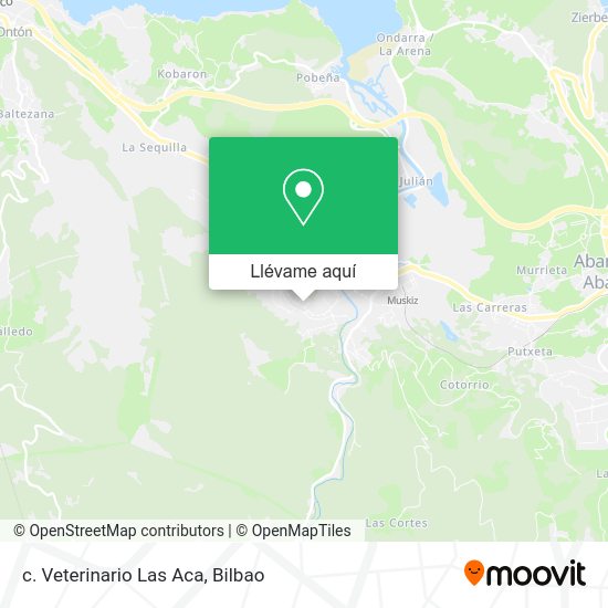 Mapa c. Veterinario Las Aca