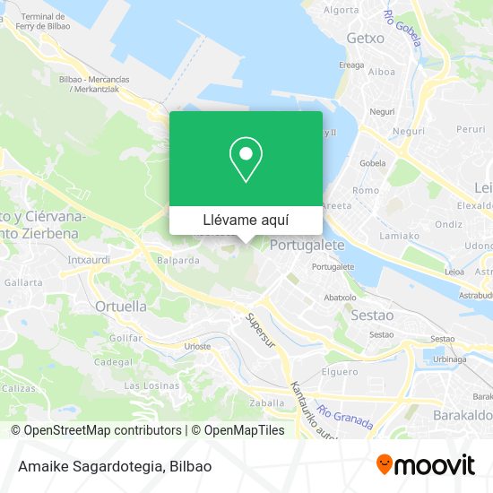Mapa Amaike Sagardotegia