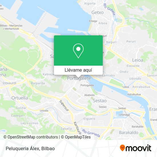 Mapa Peluqueria Álex