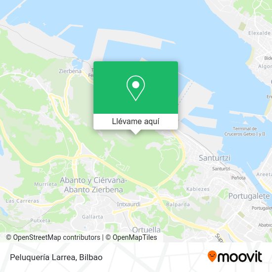 Mapa Peluquería Larrea