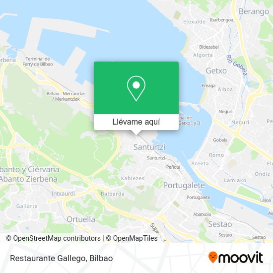 Mapa Restaurante Gallego