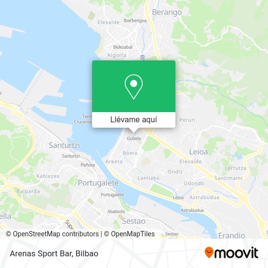 Mapa Arenas Sport Bar