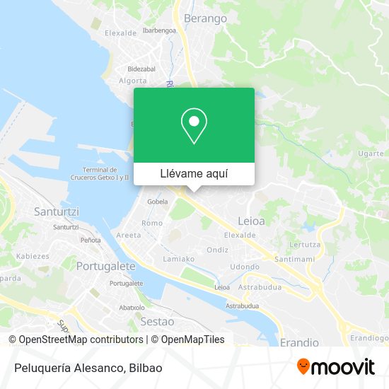 Mapa Peluquería Alesanco