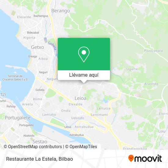 Mapa Restaurante La Estela
