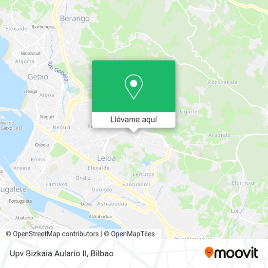 Mapa Upv Bizkaia Aulario II