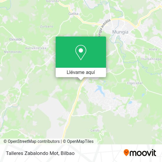 Mapa Talleres Zabalondo Mot
