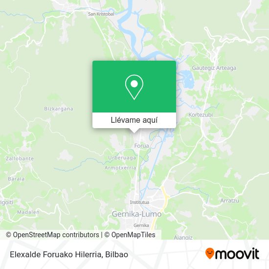 Mapa Elexalde Foruako Hilerria
