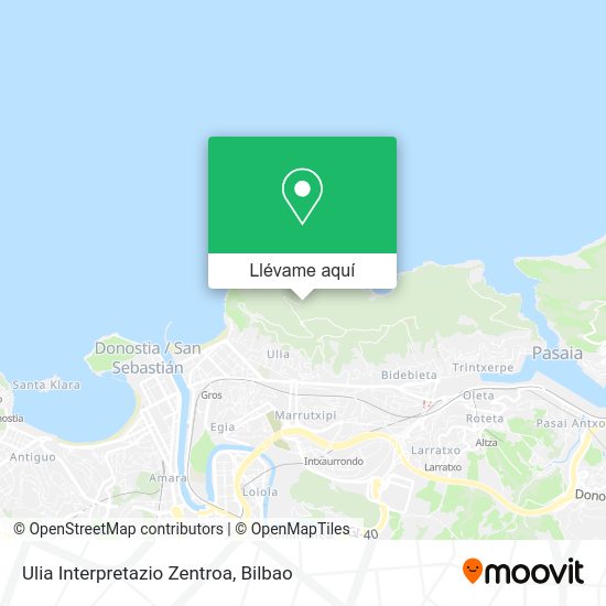 Mapa Ulia Interpretazio Zentroa