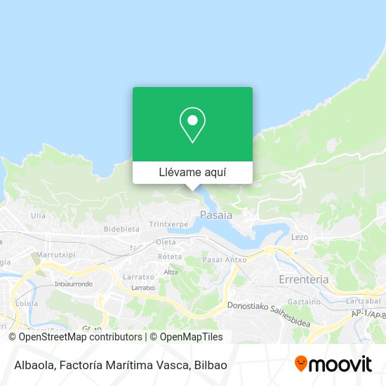 Mapa Albaola, Factoría Marítima Vasca