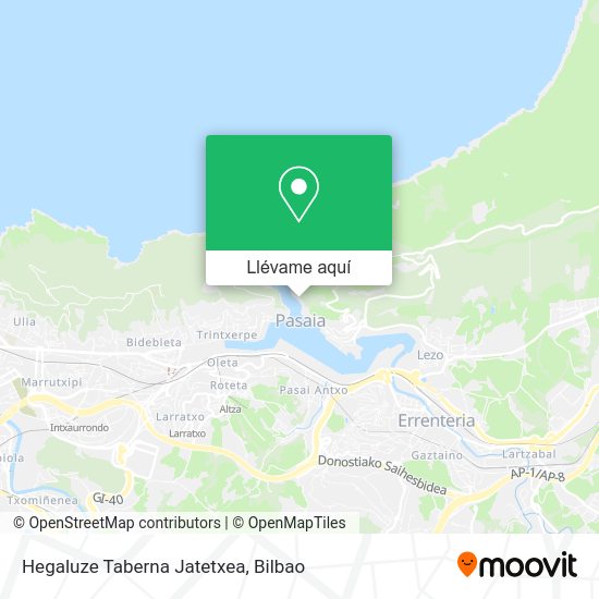 Mapa Hegaluze Taberna Jatetxea