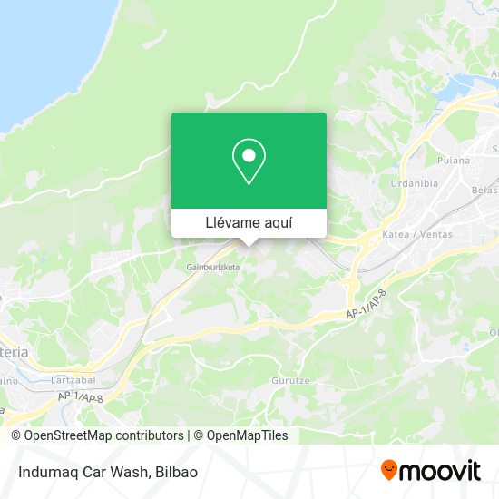 Mapa Indumaq Car Wash