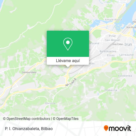 Mapa P. I. Ohianzabaleta