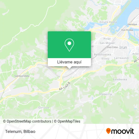 Mapa Telenum