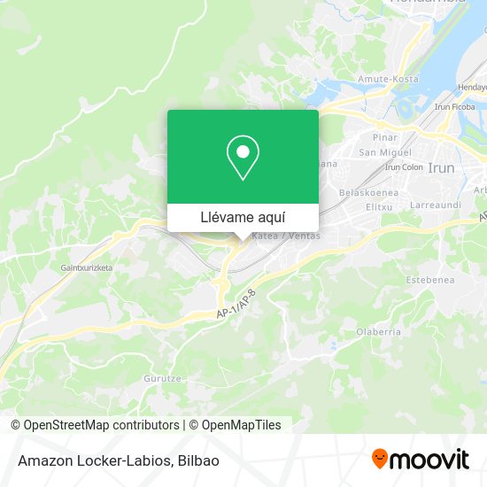 Mapa Amazon Locker-Labios