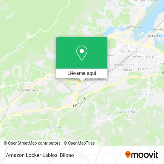 Mapa Amazon Locker-Labios