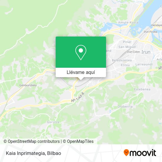 Mapa Kaia Inprimategia