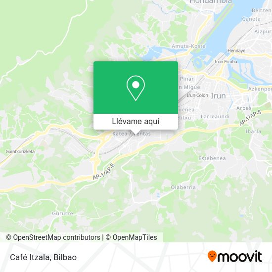 Mapa Café Itzala