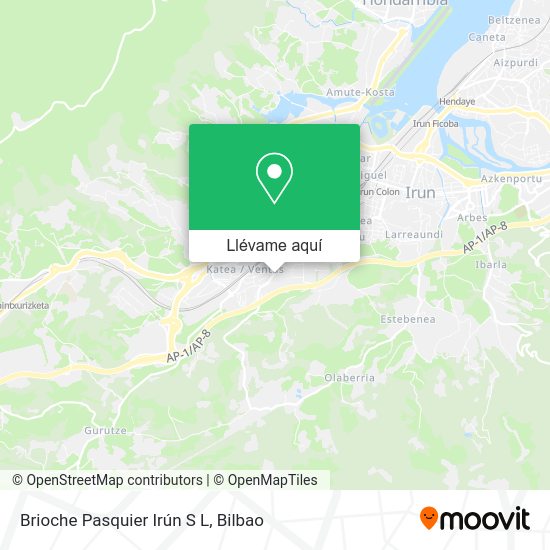 Mapa Brioche Pasquier Irún S L