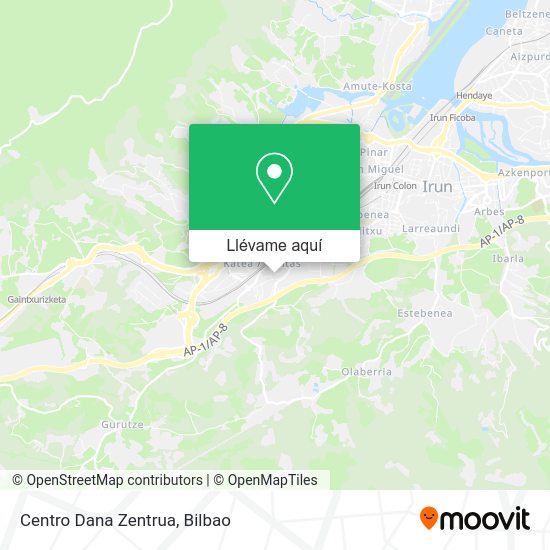 Mapa Centro Dana Zentrua